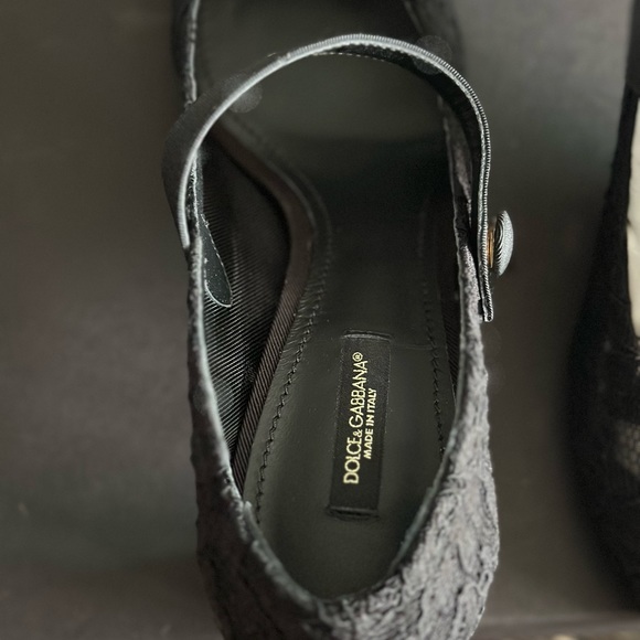 ♥️Dolce & Gabbana lace shoes New size 40 run size 9 - Picture 7 of 10